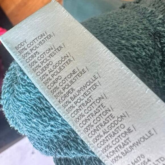 We The Free Camden Oversized Pullover Sweatshirt Teal Slouchy Crew XS - Picture 8 of 10